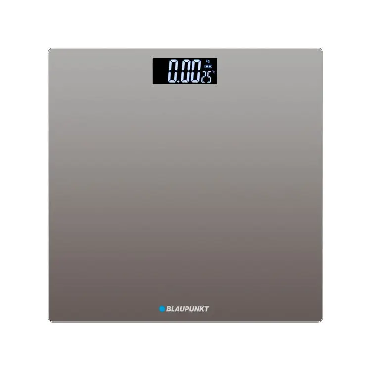 Balanza de baño digital Blaupunkt con indicador de temperatura - superficie de cristal extra plana