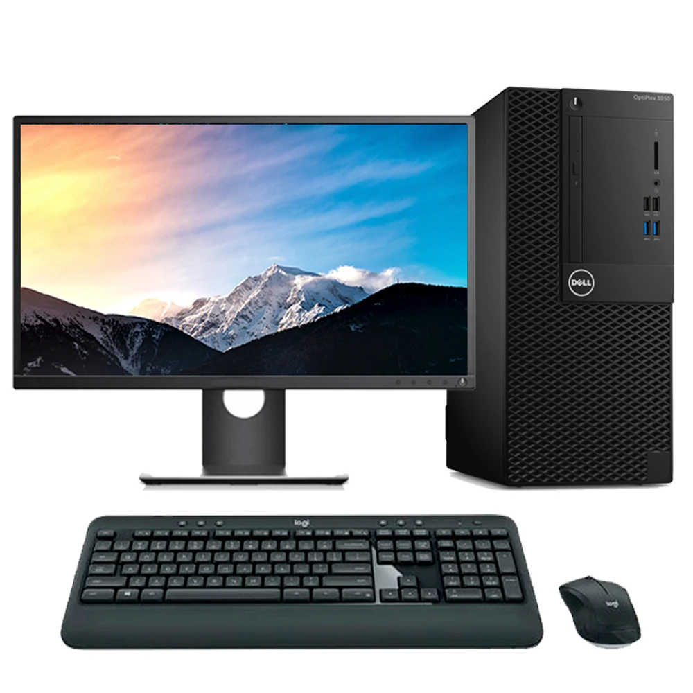 Dell OptiPlex 3050 MT PC Core i5-7500 3,4 GHz 256Gb SSD Monitor 22 Windows 10 Pro