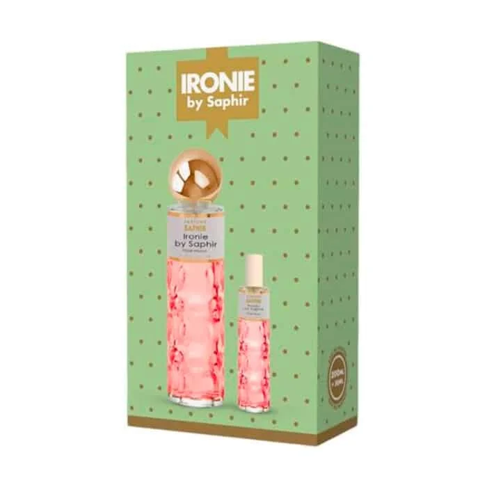 Saphir Perfume Case Women Ironie 200ml + 30ml - Paradisiaca and Durable