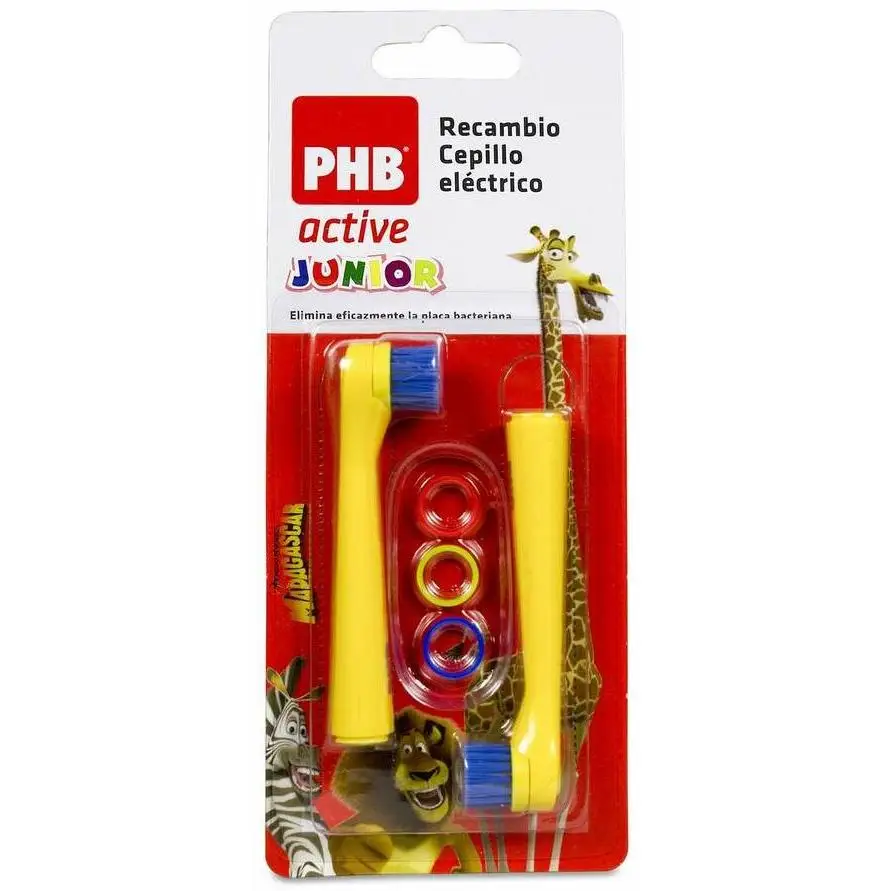 Phb Active Junior Recambio Cepillo Dental Electrico 2Uds