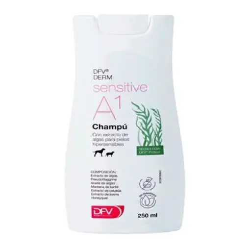 DFV Champú Derm Alergia Sensitive A1 para Perros y Gatos - 250 ml