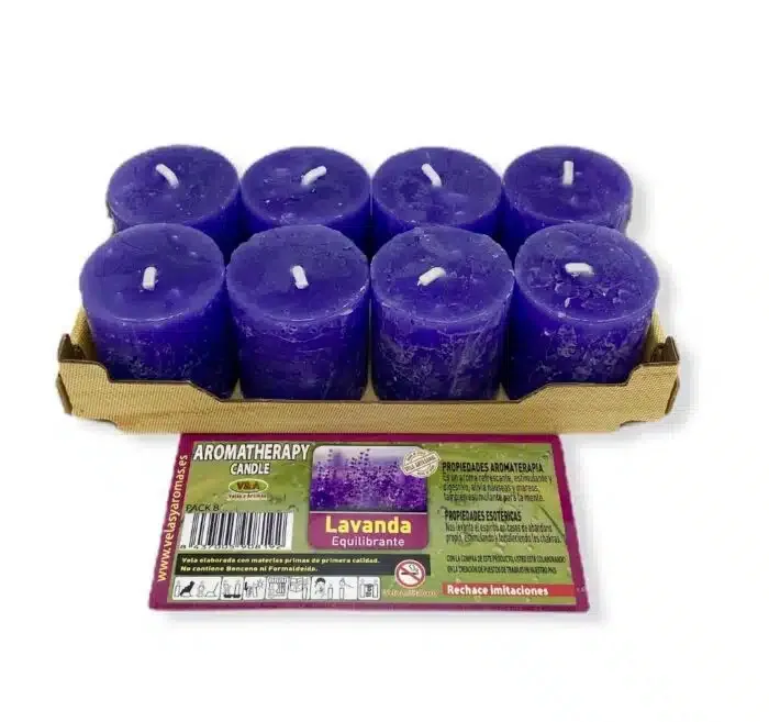 Vadeincienso - Pack of 16 Assorted Scented Candles, Natural Wax, includes fragrances like rosemary, lavender, sandalwood, and cinnamon, ideal for decoration and relaxation, shipped from Spain within 24-48 hours. #5