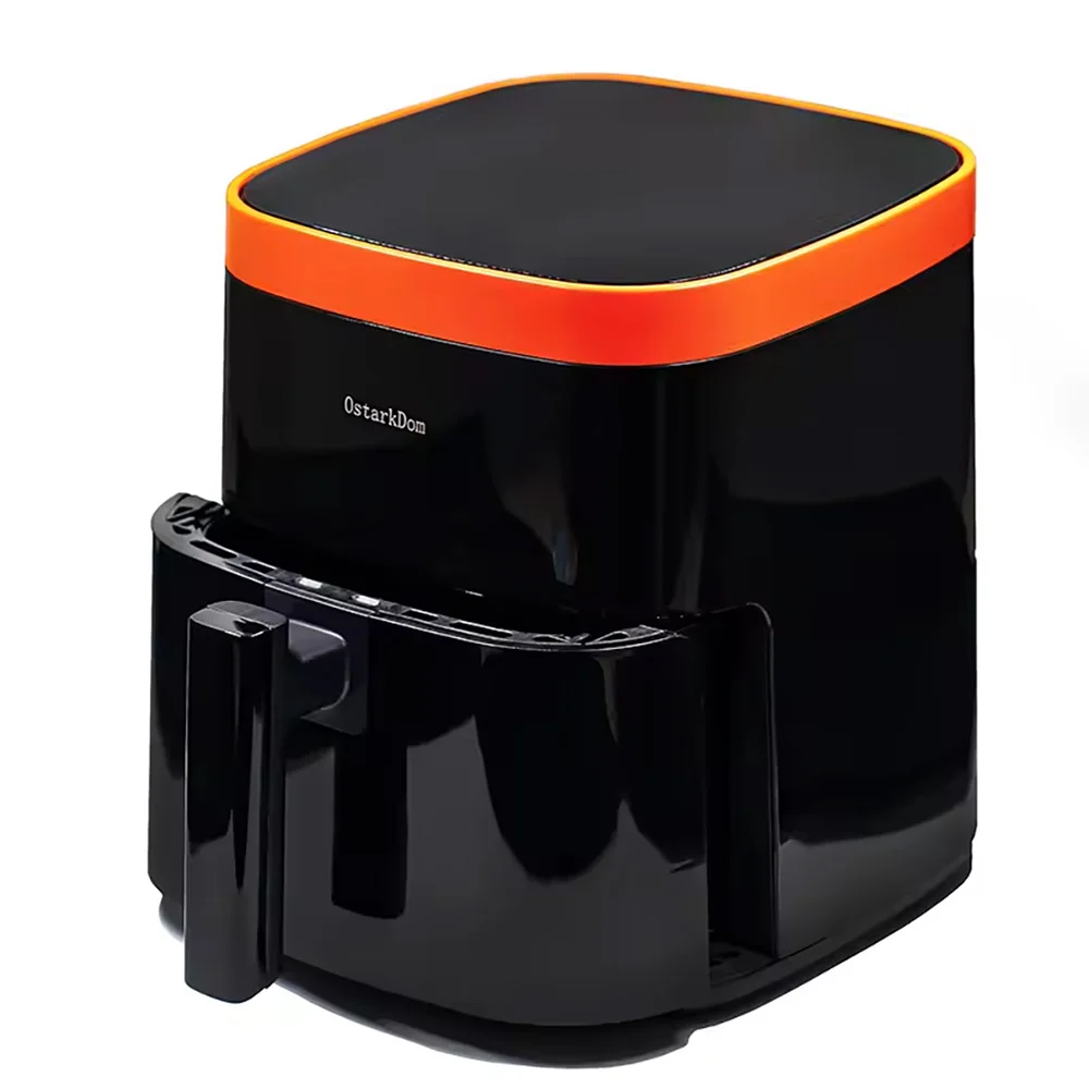 OstarkDom Freidora de aire digital sin Aceite 5L 5.5L 6L 16L , freidora sin aceite, 10 programas preestablecidos, Panel táctil, Regulable hasta 200 ° C, Temporizador 60 minutos, Apagado automático,