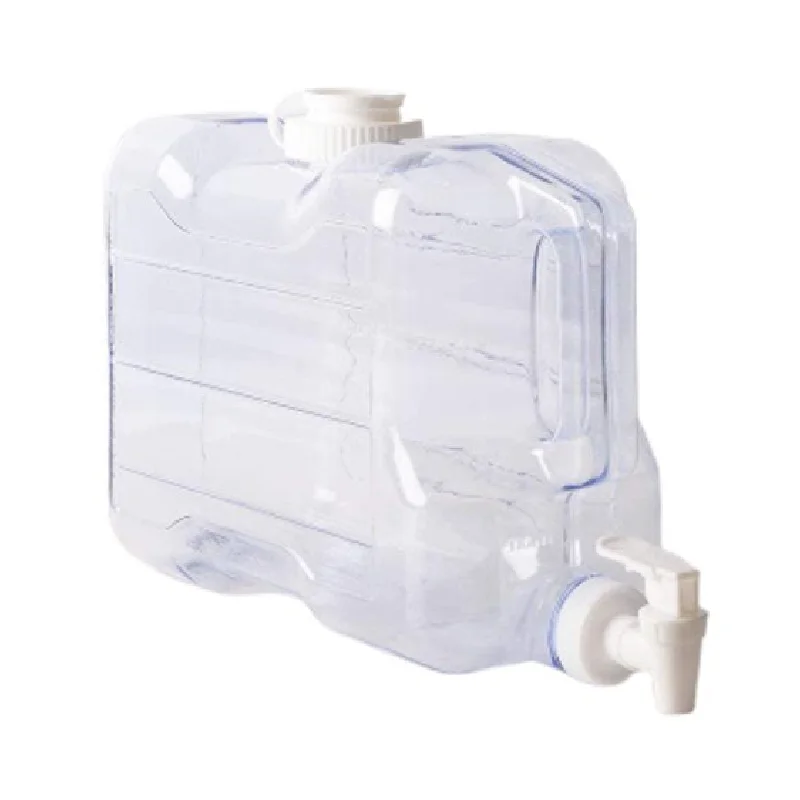 Maxia Market - Dispensador de agua con grifo de plástico PETG para frigorífico, Depósito para bebidas rellenable ideal para oficina, acampada, zumos y cócteles