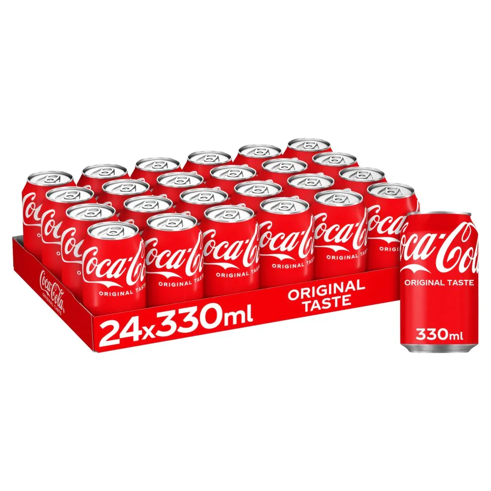 CocaCola 24Latas Sabor Original/Zero, 24 Unidades de 33cl/330ml