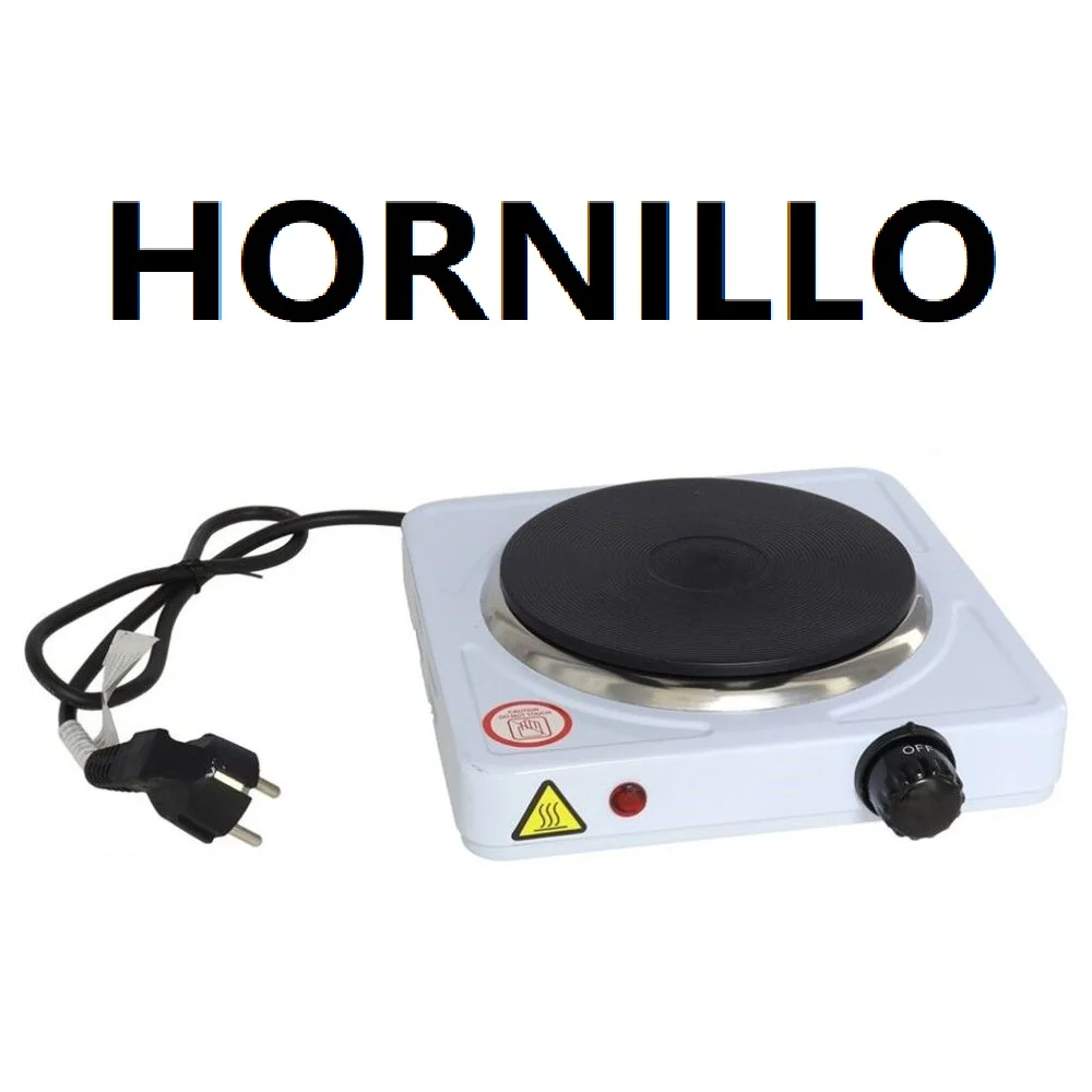 COCINA ELECTRICA HORNILLO 1000W 1 FUEGO PLACA ELECTRICO,color blanco,cm,fespu