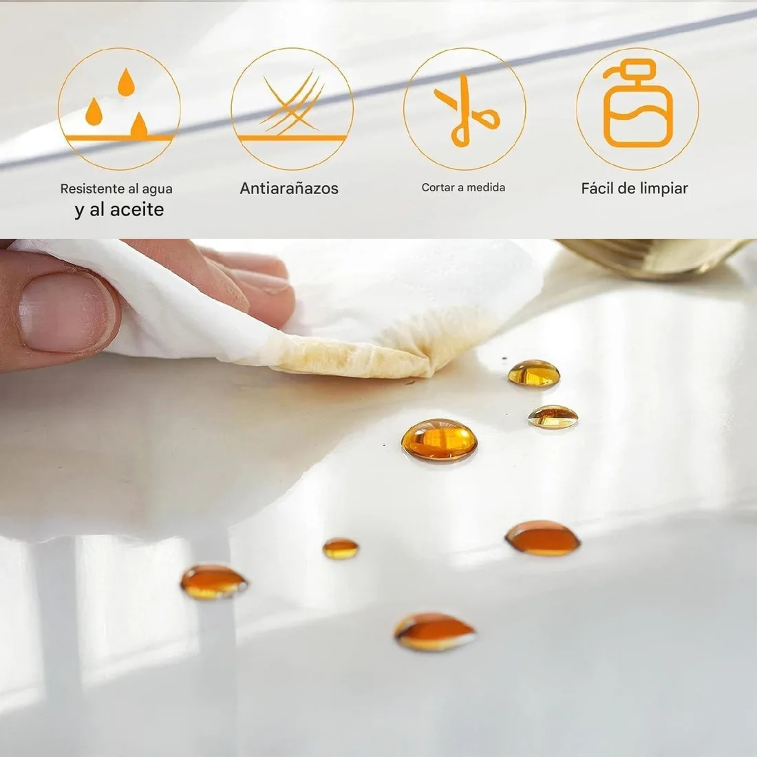 Transparent PVC Tablecloth PANDAHOME - Waterproof, Stain-Resistant, Durable Rectangular Table Protector for Home and Kitchen, Ideal for Parties and Easy Cleaning #7