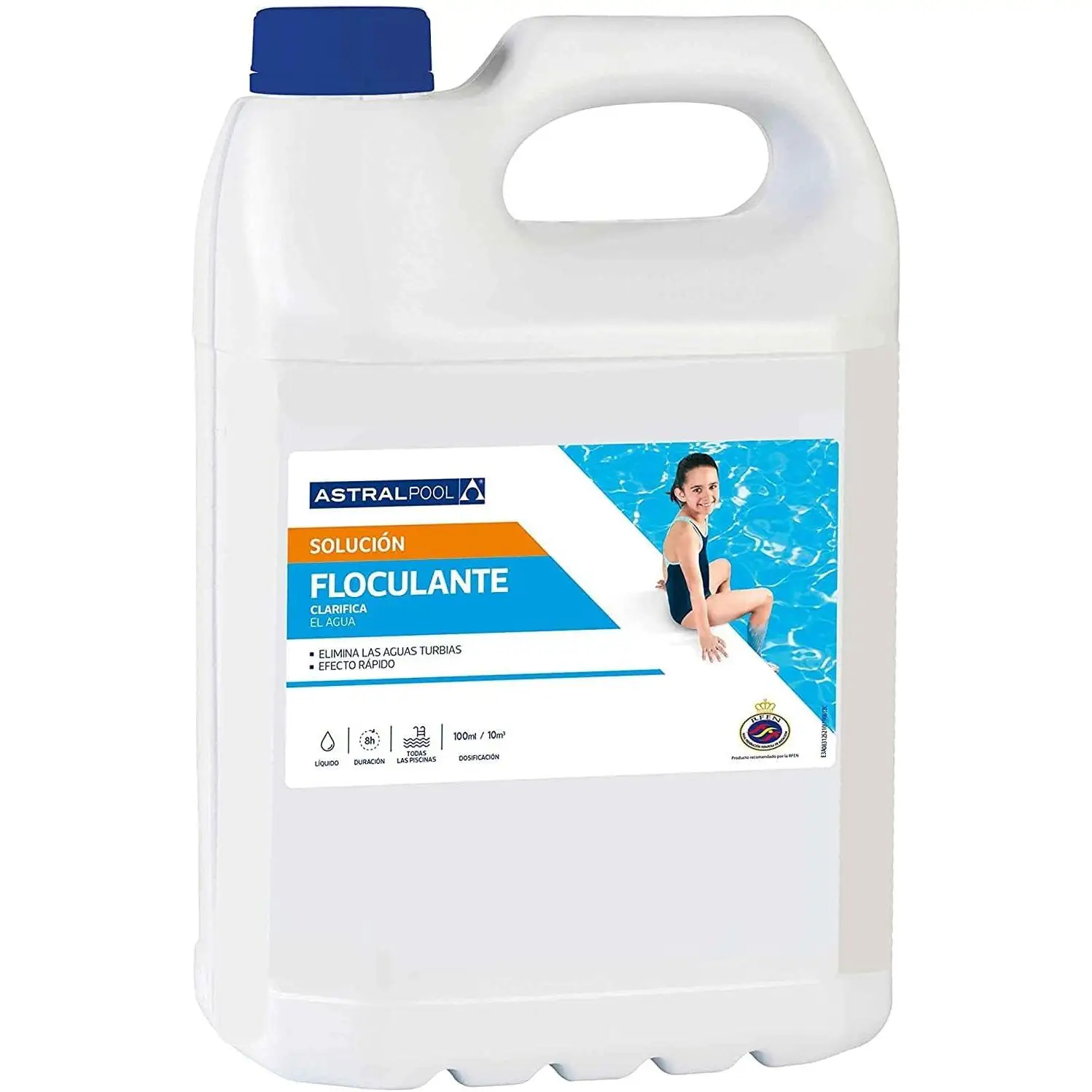 Floculante Astralpool 5 Litros Elimina Aguas Turbias Acción Rápida