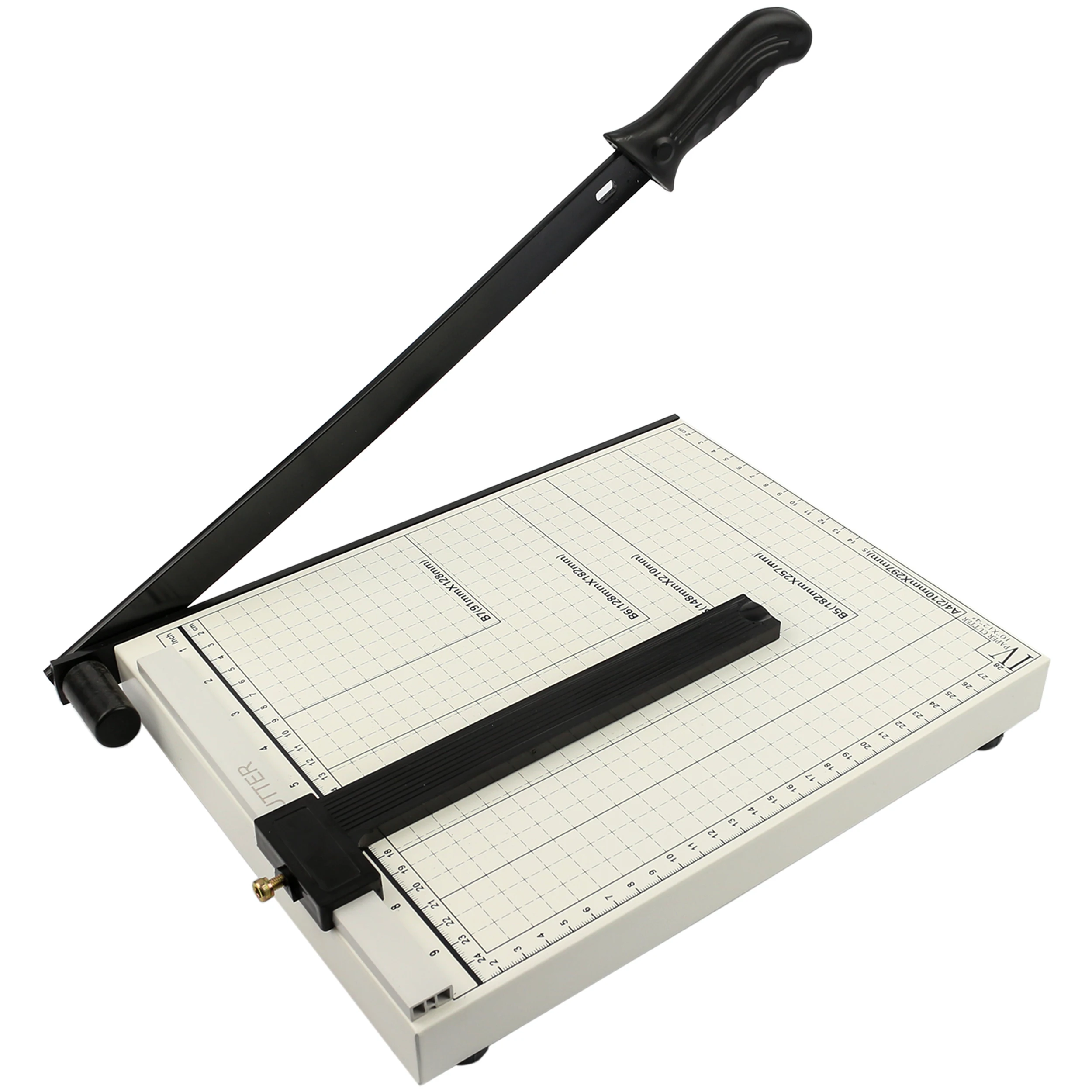DEKORA SOUL Guillotina de Papel A4 Profesional con Base de Metal - Capacidad de Corte de 12 Hojas - Ideal para Oficina y Papelería Fotográfica