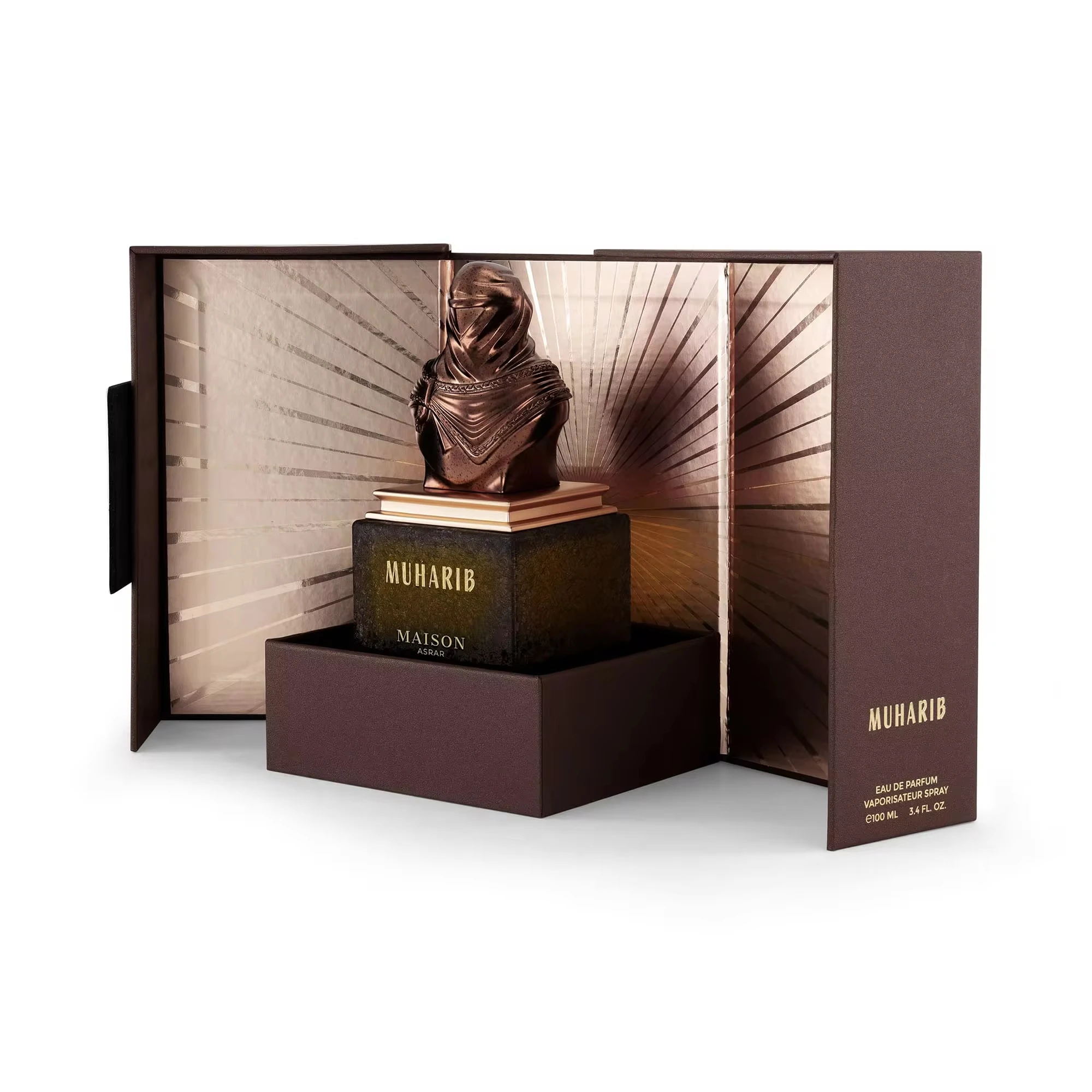 Muharib MAISON ASRAR Perfume Original | Fragancia Árabe Intensa y Sofisticada | Aroma Elegante, Cálido y de Larga Duración | Ideal para Hombre y Mujer | Uso Diario y Regalos