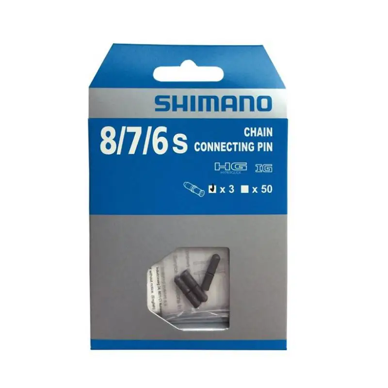 SHIMANO | 3 Pines De Cadena 6-7-8v - Bulón para cadena CN-90/70/50 Para cadenas de 6-7-8 velocidades3 unidades