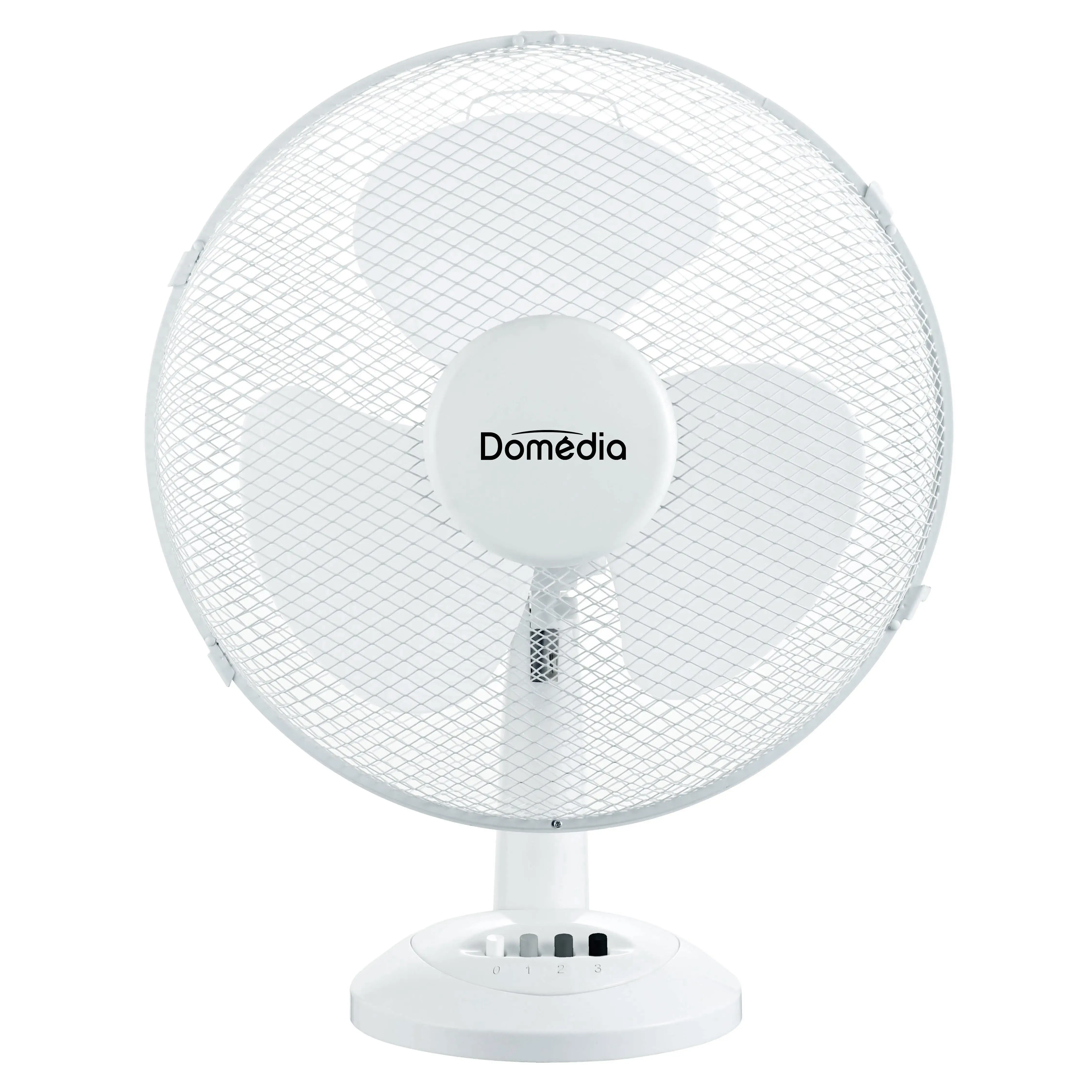 Ventilador de Sobremesa 40CM con 3 Velocidades Ajustables, Color Blanco