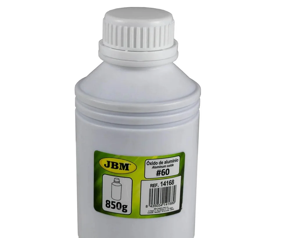 JBM 14168 sand bottle for blasting gun (REF.53593). 850g bottle aluminum oxide #60.