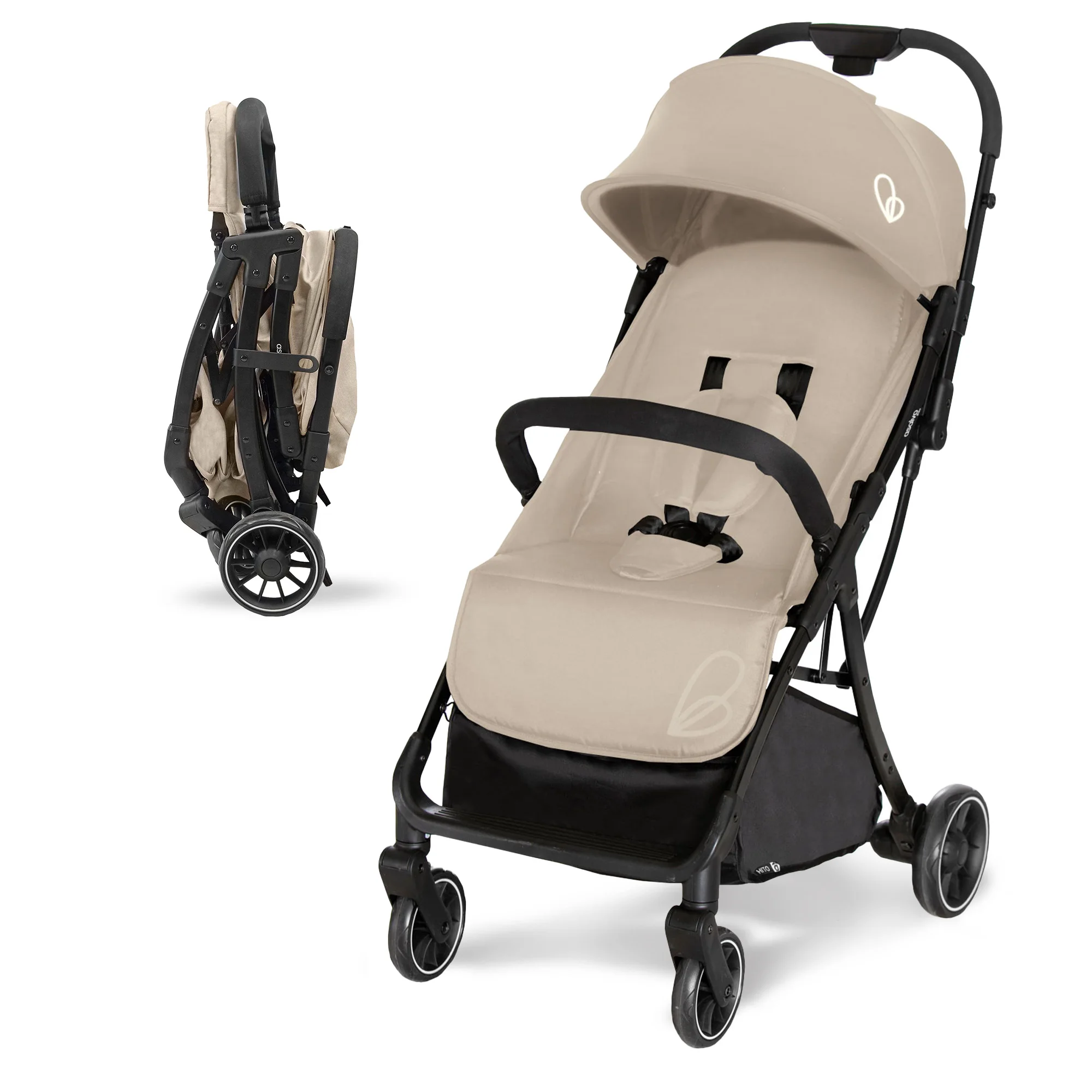 Asalvo Silla de Paseo Hito – Carrito de Bebé Ultraligero con Plegado Automático, Compacto y Confort Máximo desde los 6 Meses