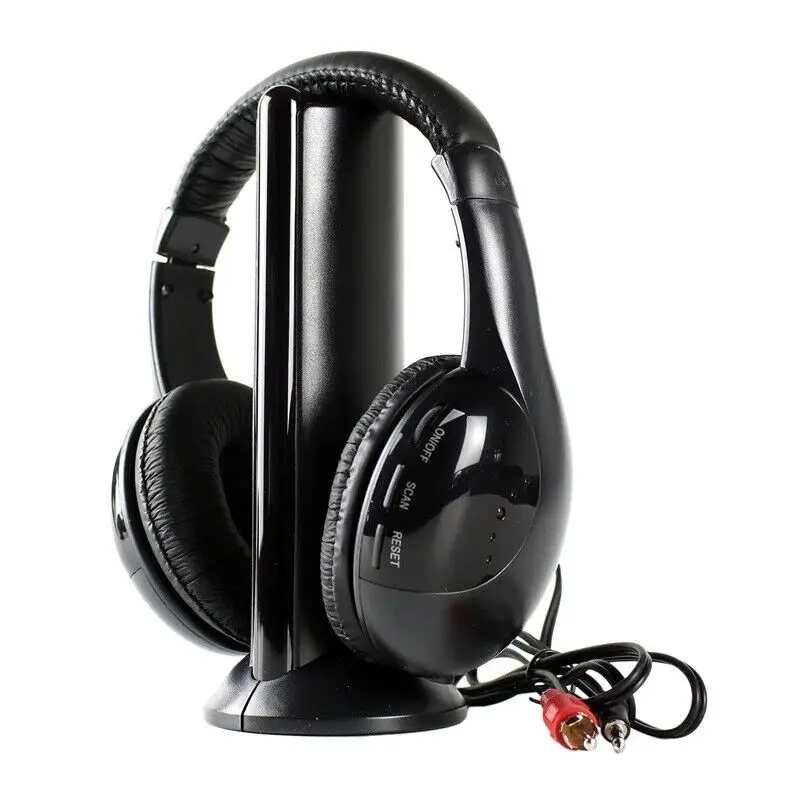 Cascos Inalámbricos Euroxanty con Soporte y Radio Integrada | Cómodo Diseño | Conexión Inalámbrica | Función de Chat
