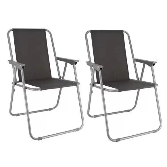 GREATOOL Silla de Playa Plegable con Reposabrazos, 75 x 53 x 43cm, Silla de Playa Plegable, Asiento Ideal para Playa, Jardín, Terraza