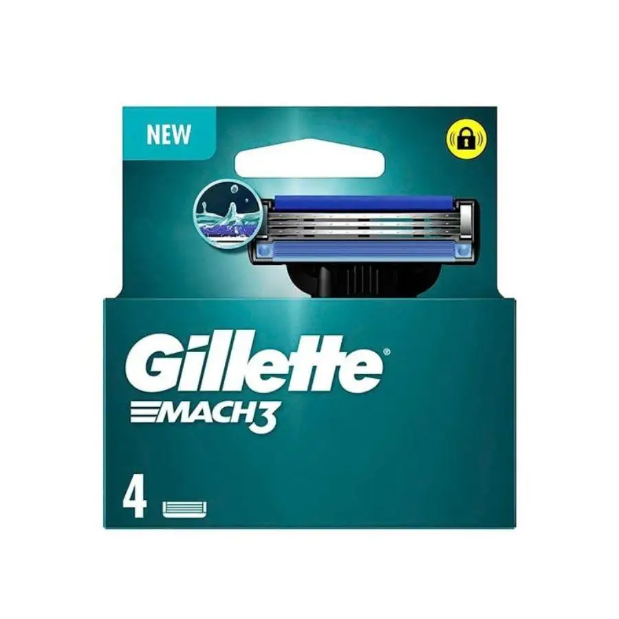 GILLETTE Mach3 Recambios de Cuchillas 4 Unidades