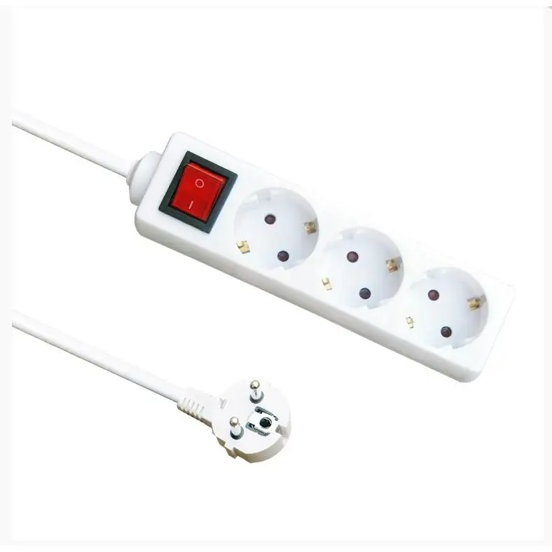 Regleta alargador de enchufes surtido de modelos para elegir Base Multiple Enchufes E Interruptor Cable 1,5m GRUESA FUERTE 3gx1,5mm De Cobre 3500-3680W Max Calidad de confianza.