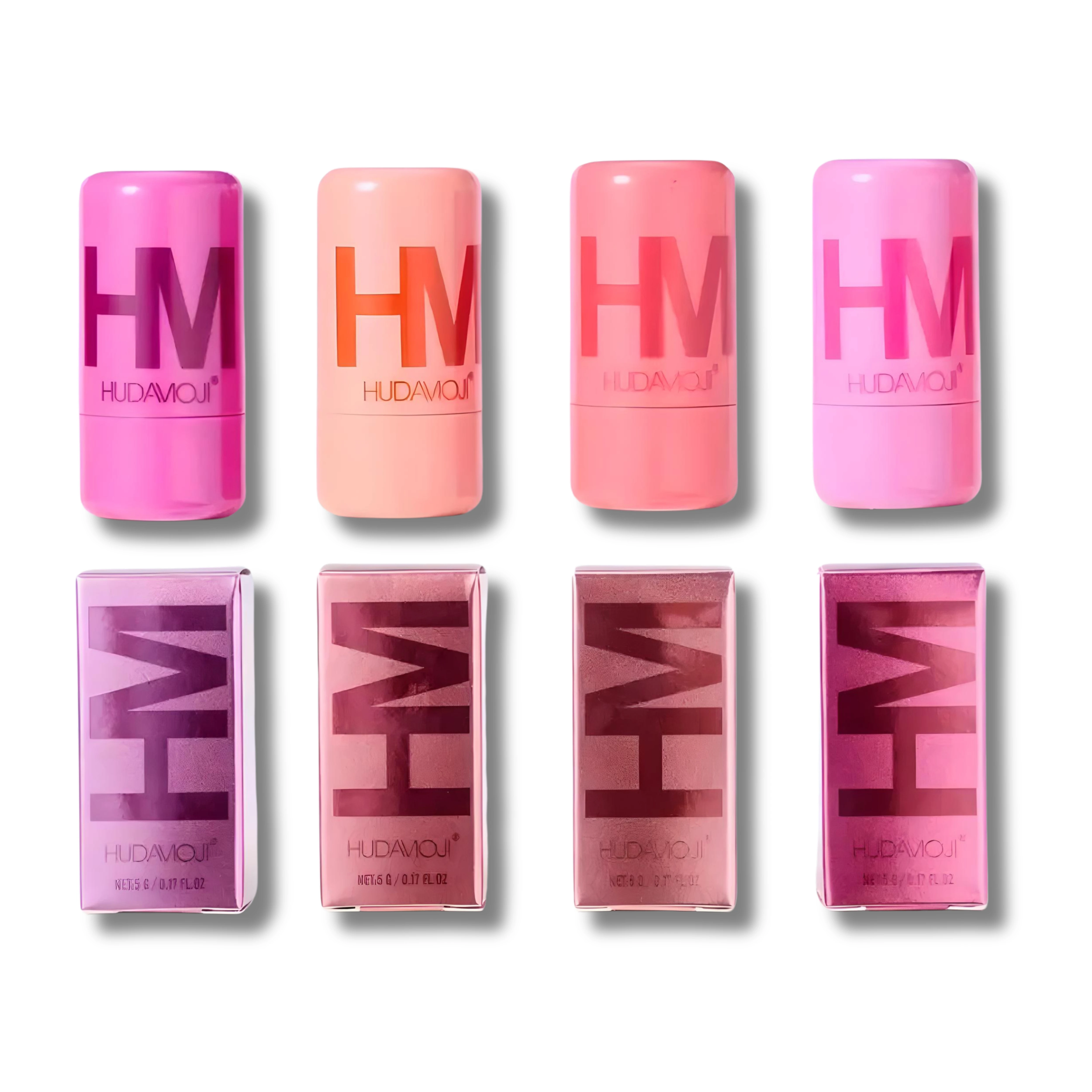 HUDAVIOJI – Colorete en gel 4 colores – Pintalabios  Envenus