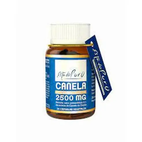 TONGIL - Canela 30 Cápsulas 2500 mg - Complemento alimenticio a base de concentrado de corteza de Canela y Cromo.