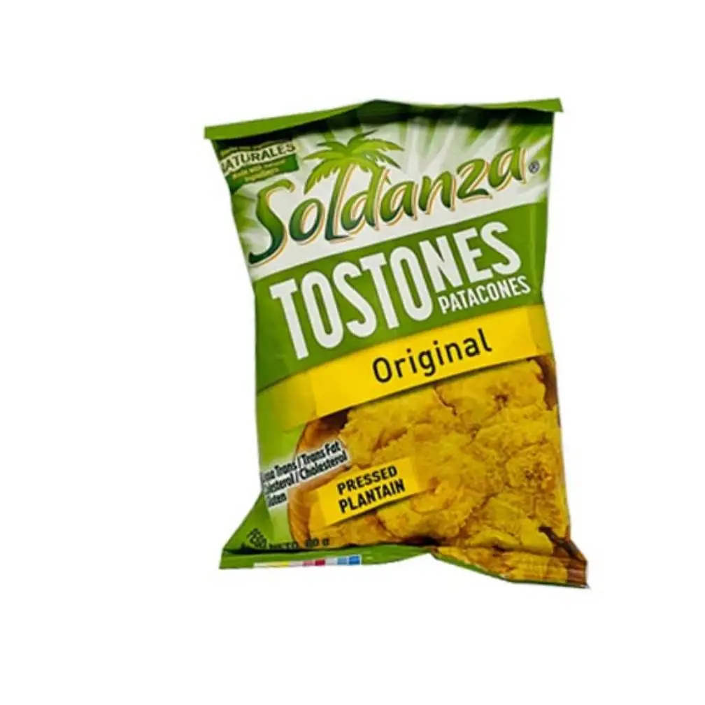 Soldanza - Pack  6 unidades Chips naturales - Plátanos maduros, Platanitos maduros picantes, Platanitos lima/limón, Plátanos verdes, Yuquitas / Yuca, Plátanos Tostones Patacones - Brindando el mejor de los sabores naturales