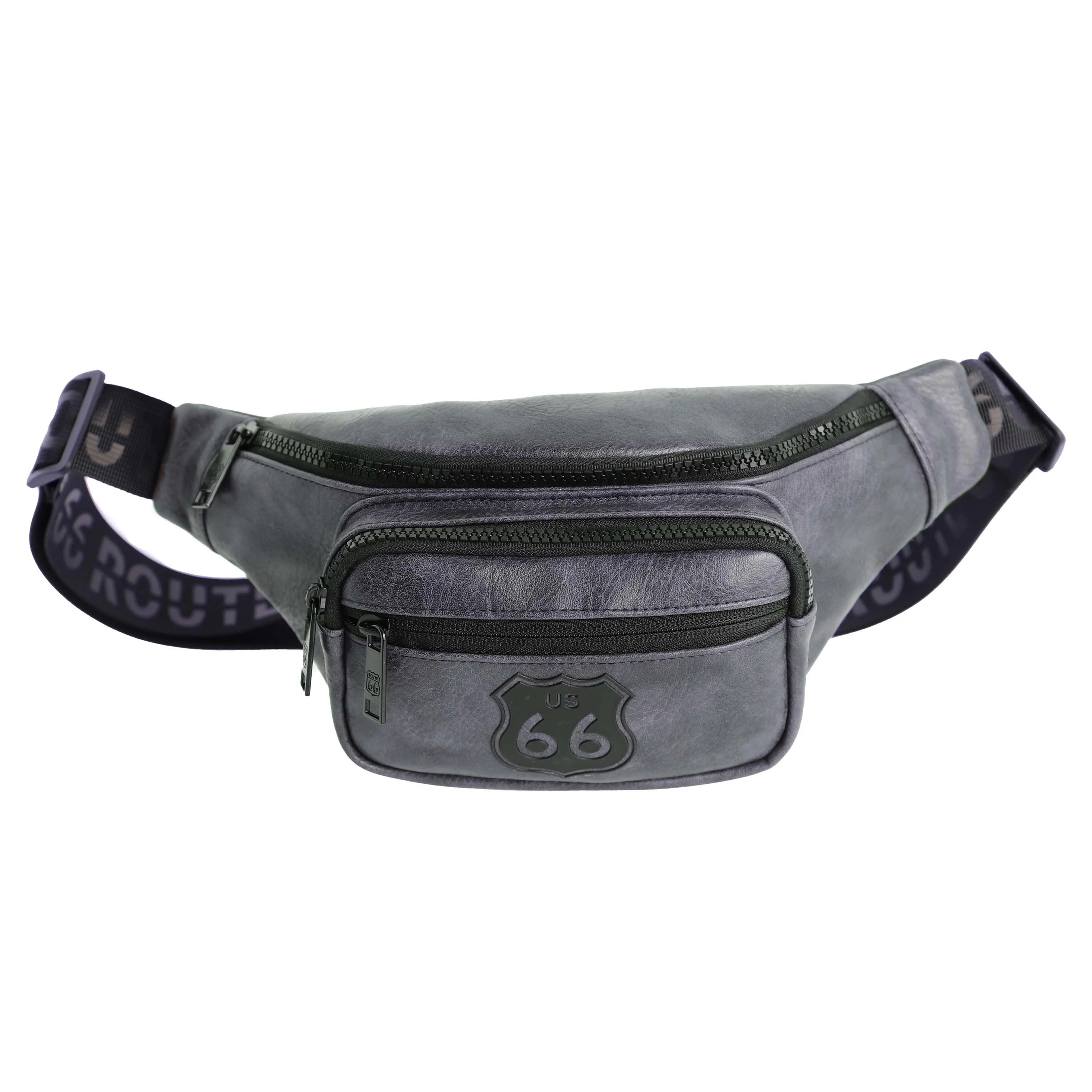ROUTE 66 - Riñoneras Hombre - Riñonera Hombre Casual y Multifuncional - Riñonera para Viaje, Trabajo con Gran Capacidad 1 Compartimento - Ruben