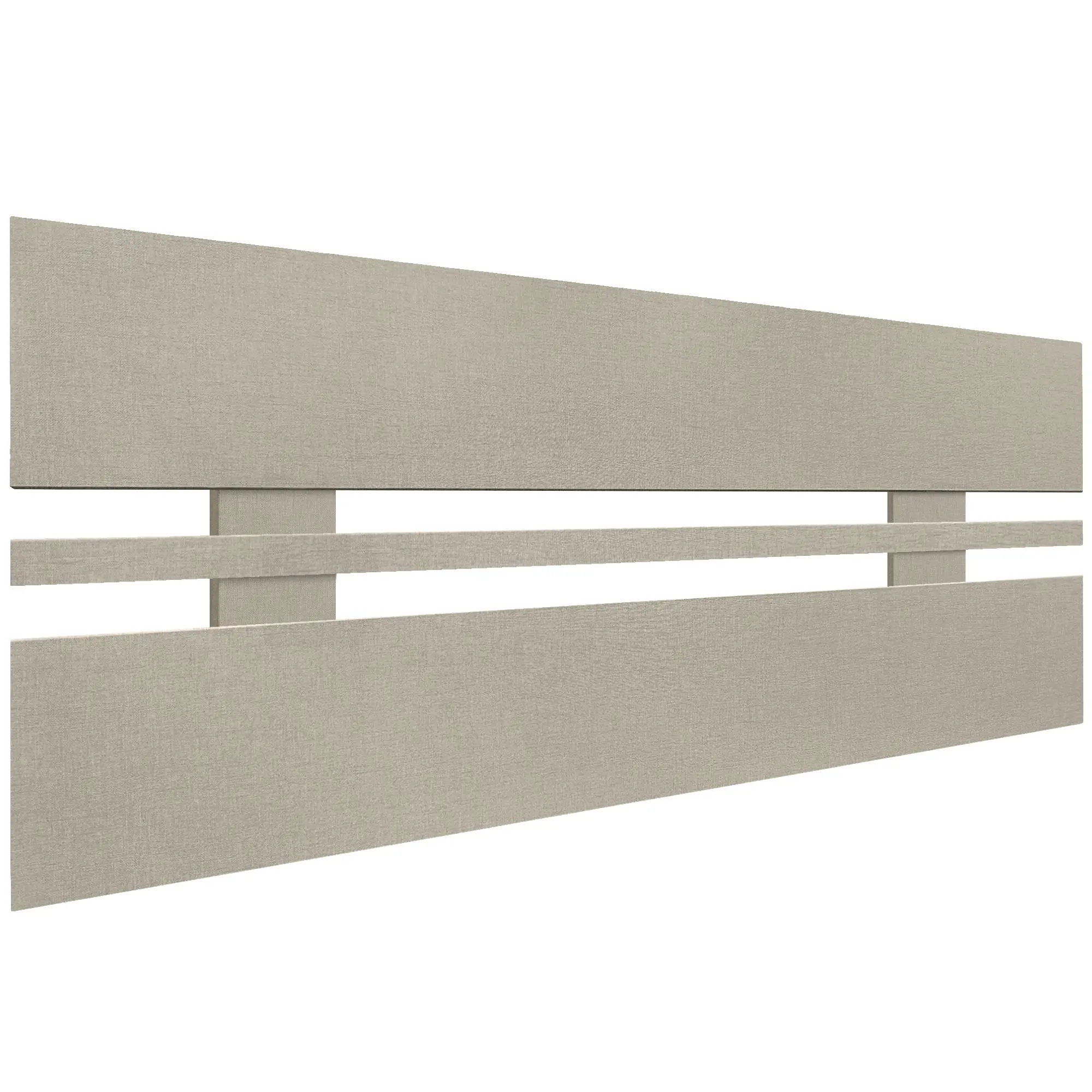 DHOME Cabecero de Madera reciclada DM Horizontal Ancho Cama Palets Herrajes incluidos Listo para colgar