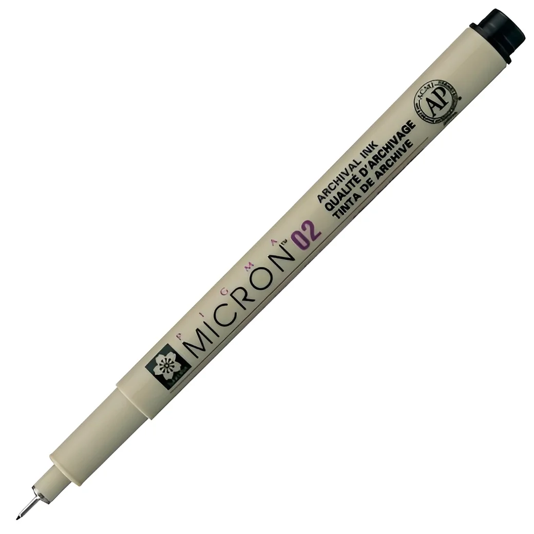 Talens sakura rotulador pigma micron 02 0.30mm negro