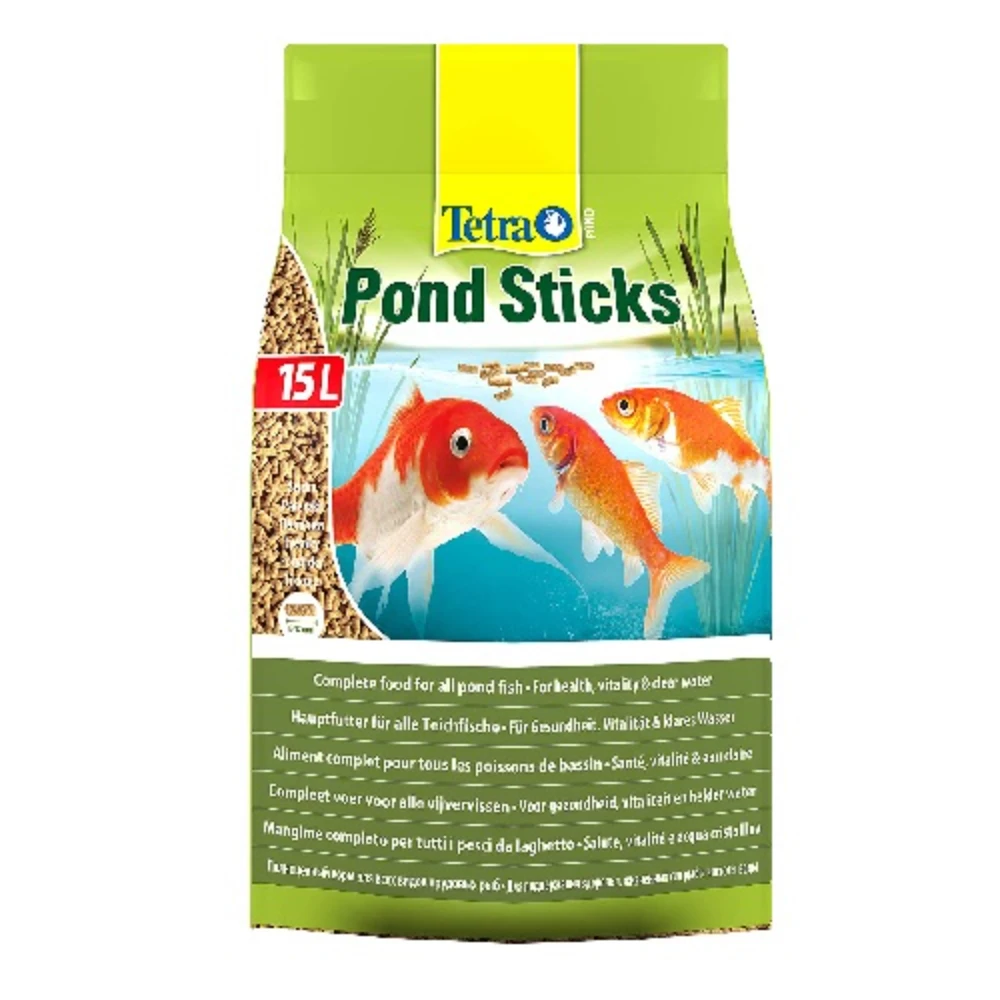 TETRA POND STICKS, Alimento para Peces de Estanque, 15 L