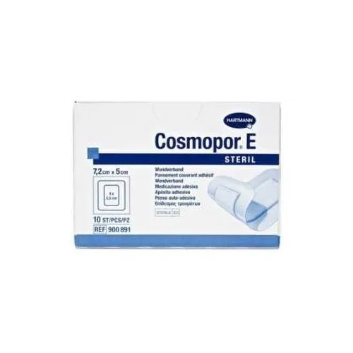 Cosmopor-E Aposito Esteril 7,2x5cm 10 Unidades