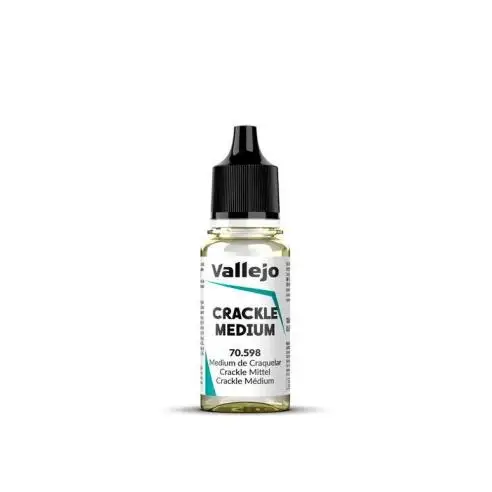 Medium Craquelador Modelismo Vallejo 17 Ml Ideal para simular superficies envejecidas.