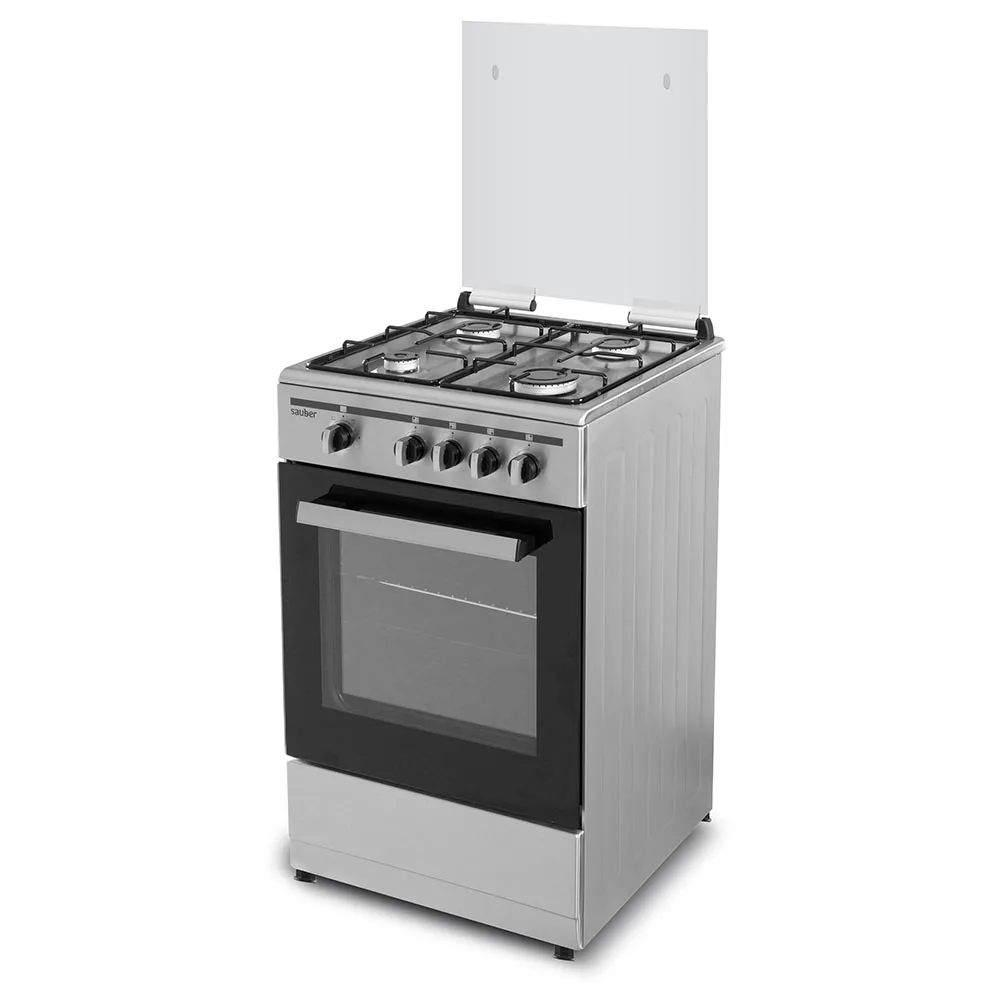 SAUBER SCI41GB 4 zones cooking inox gas cooker
