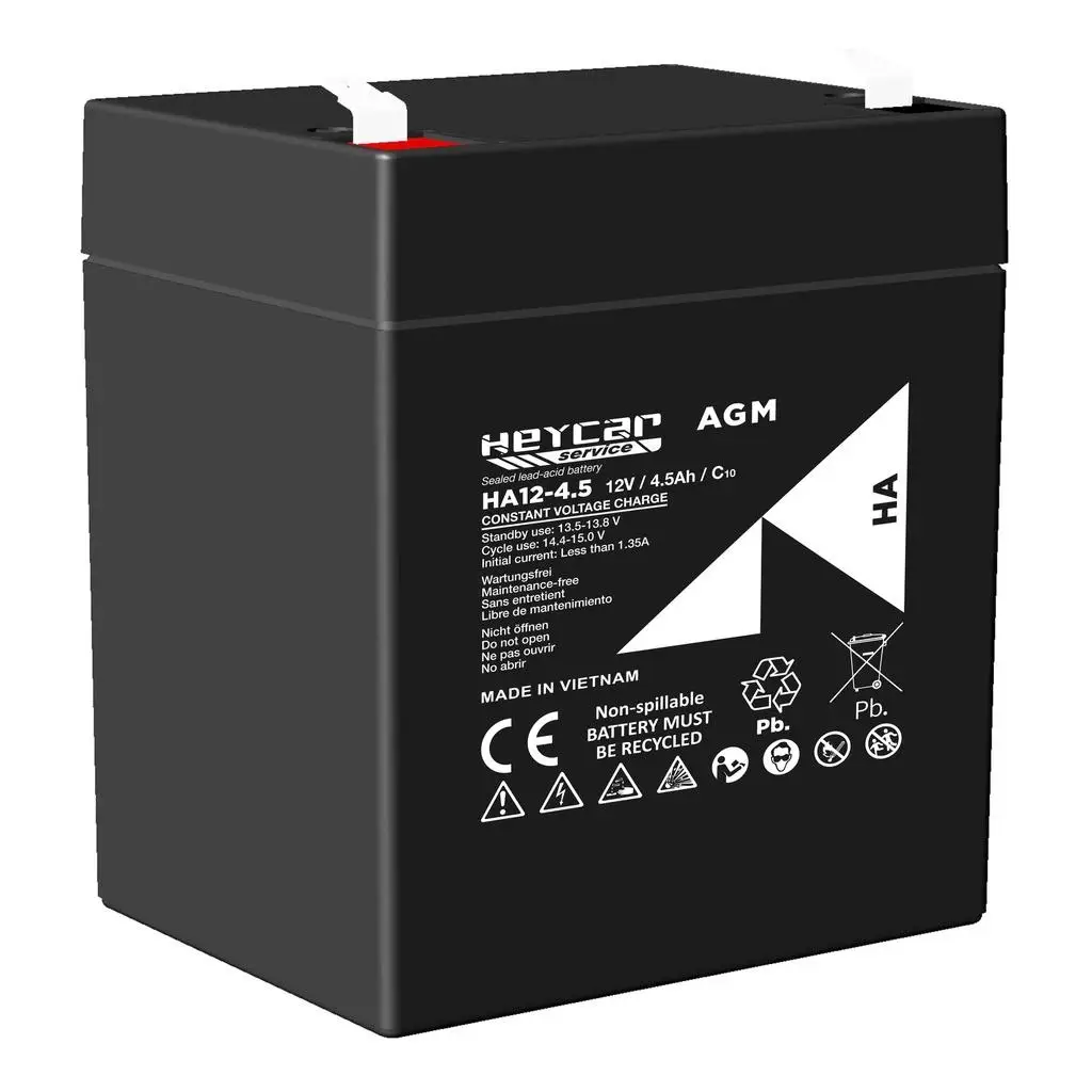 Batería HEYCAR | AGM | 12V | 4.5Ah | HA12-4.5 HEY