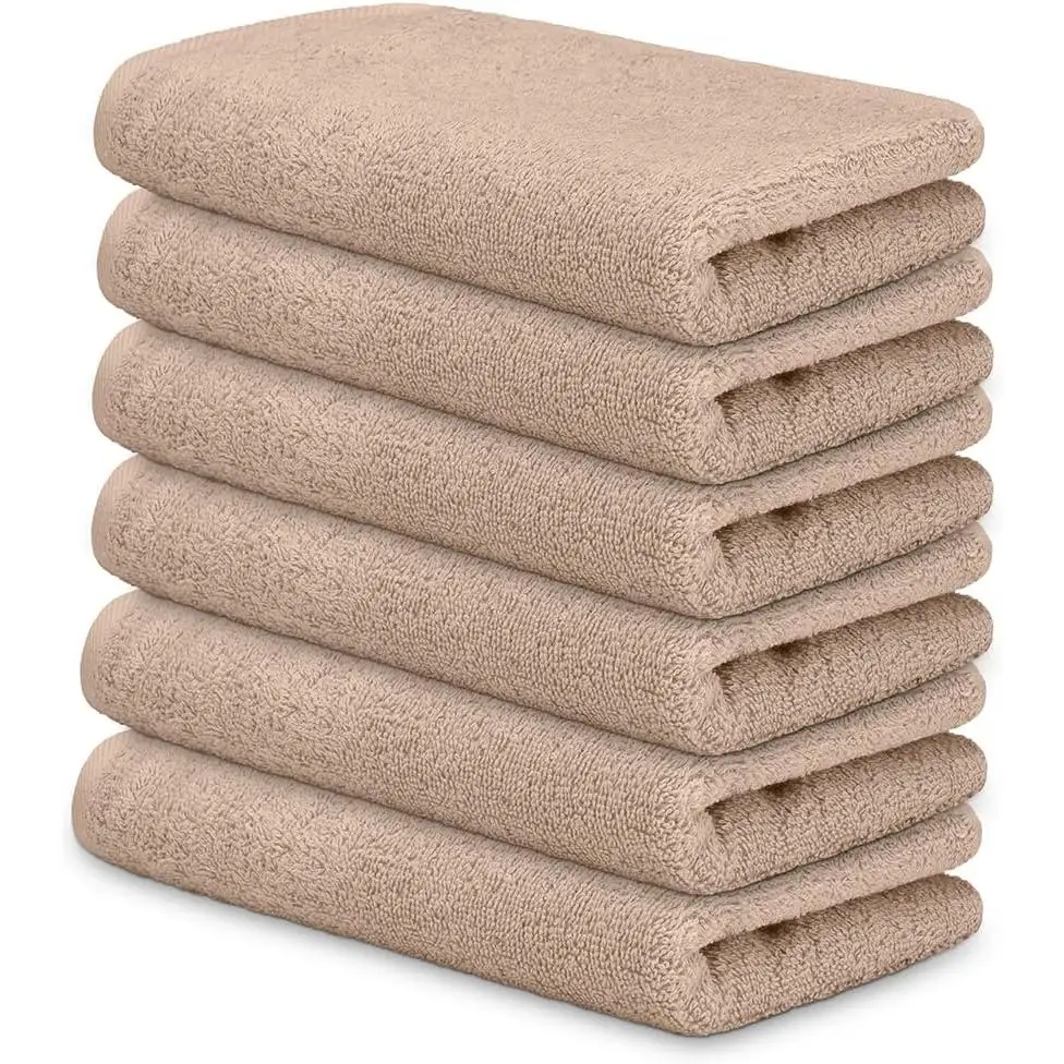 Pack 6 Pack 12 Toallas Pequeñas 30x50cm Algodón 450g/m² – Tollas de Cara - Toallas de Bidet - Suaves y Absorbentes – Toallas de Cara, Aseo o Invitados – Hogar, Hotel Apartamento Turístico o SPA –
