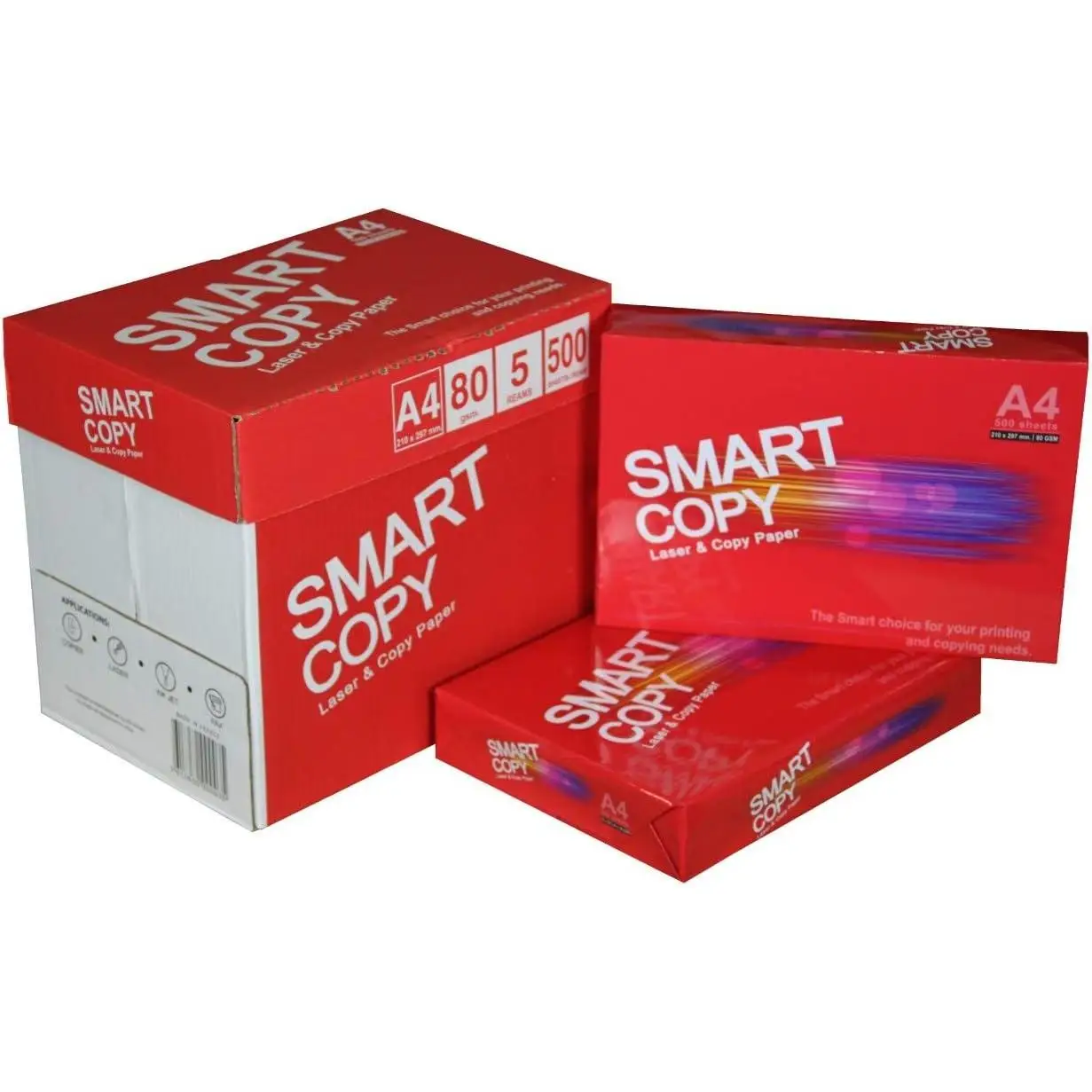 Com-Fort House Folios Marca Smart Copy 500 Folios  DIN A4 y 80 Grs  Paquetes para Oficina, Hogar
