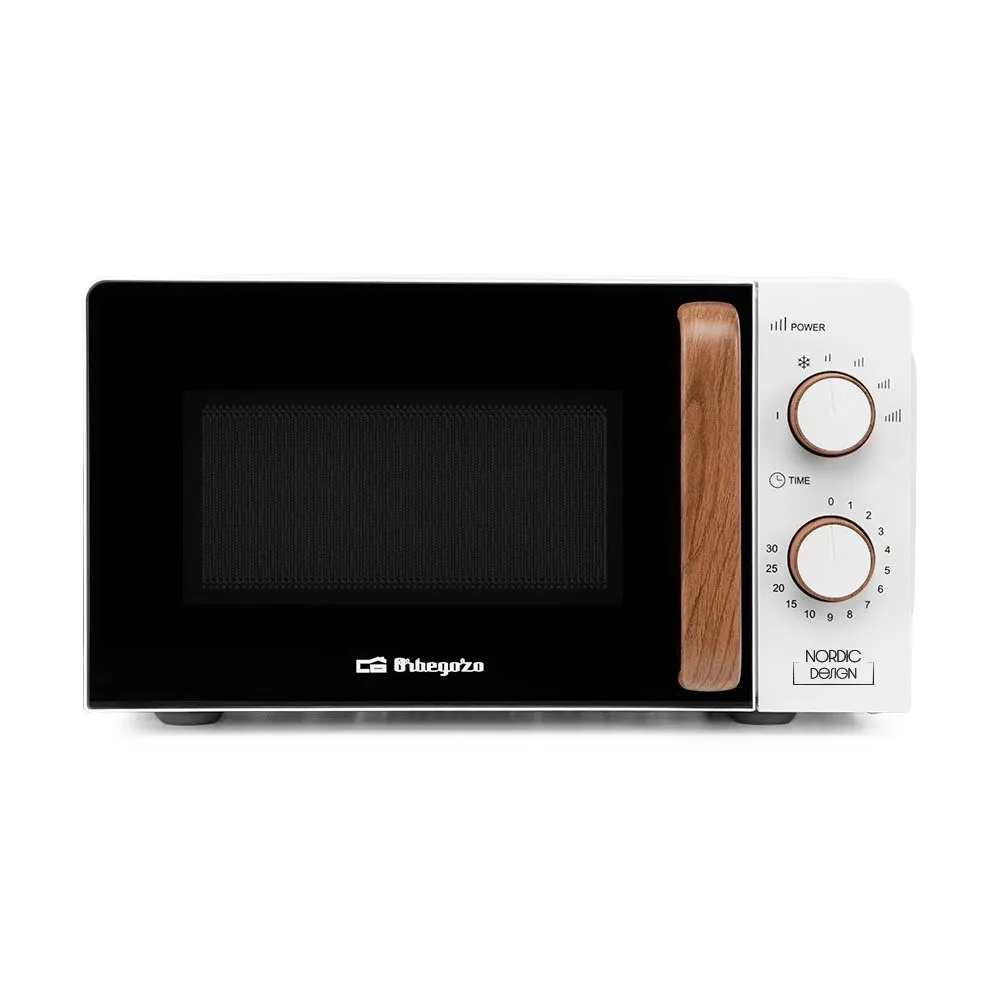 Orbegozo MI 2122 Encimera Solo microondas 20 L 700 W Negro, Blanco