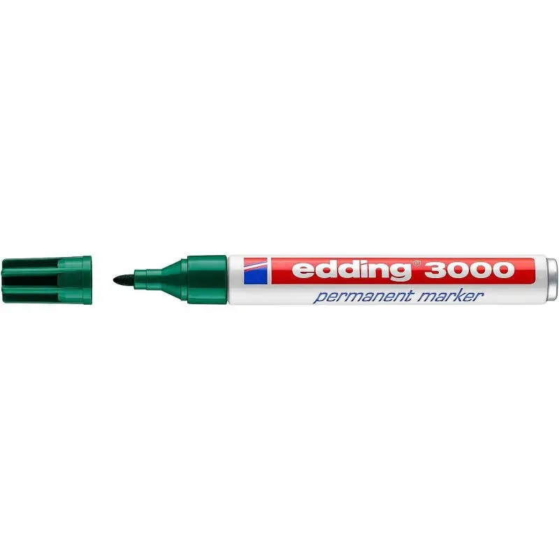 Permanent EDDING marker 3000/varied colors