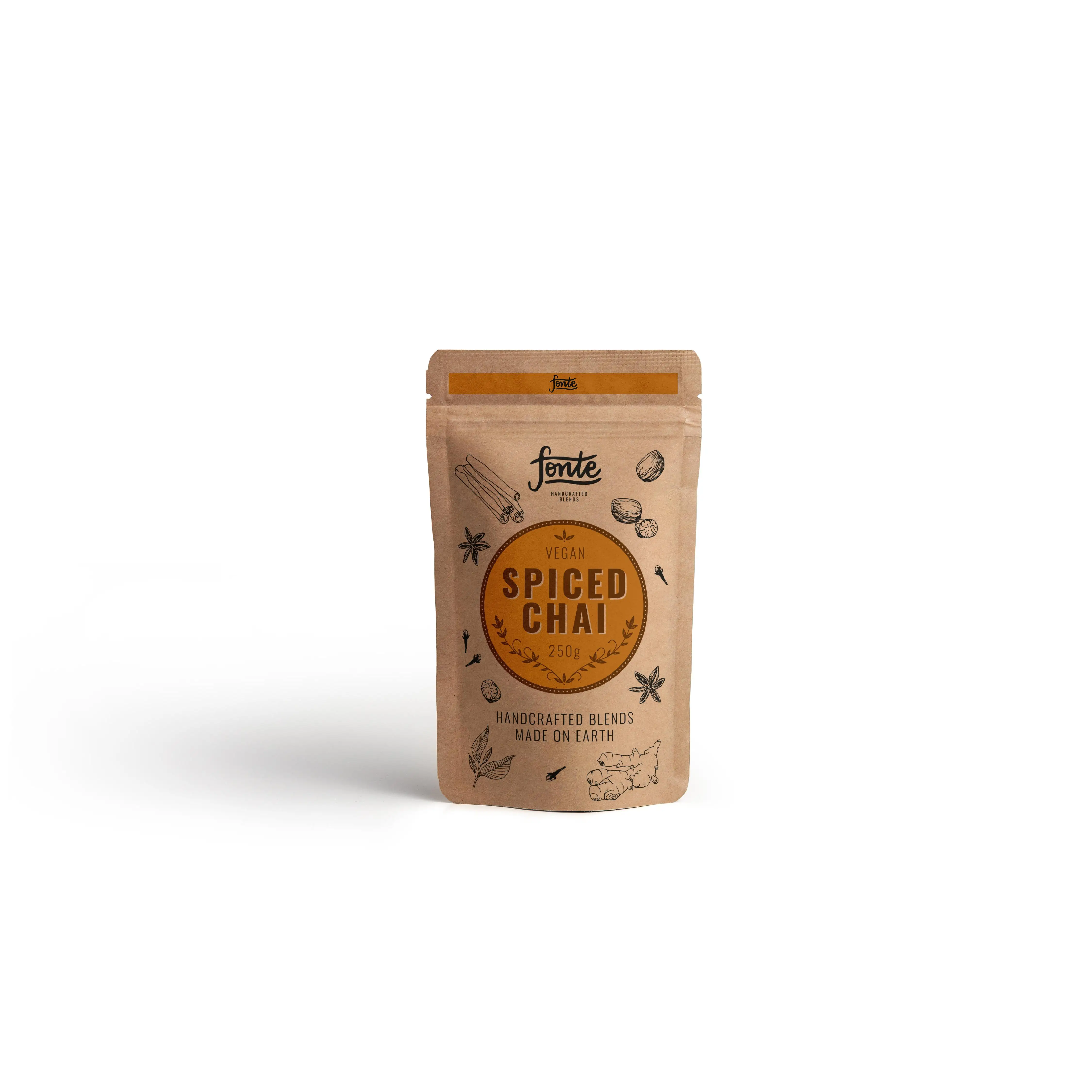 Spiced chai Latte, 250 gr, Superalimento