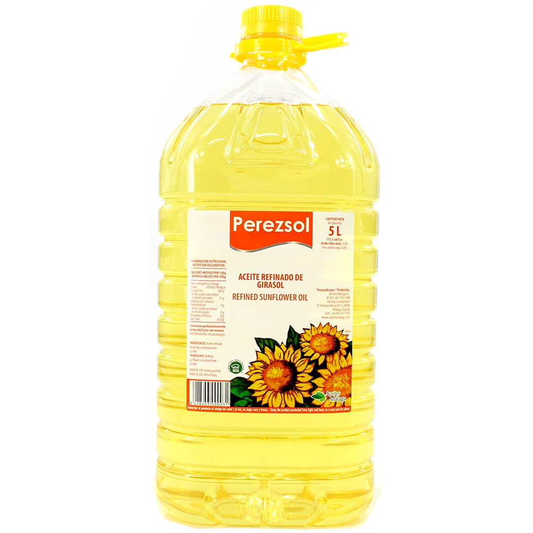 Perezsol 5L refined sunflower oil-high quality