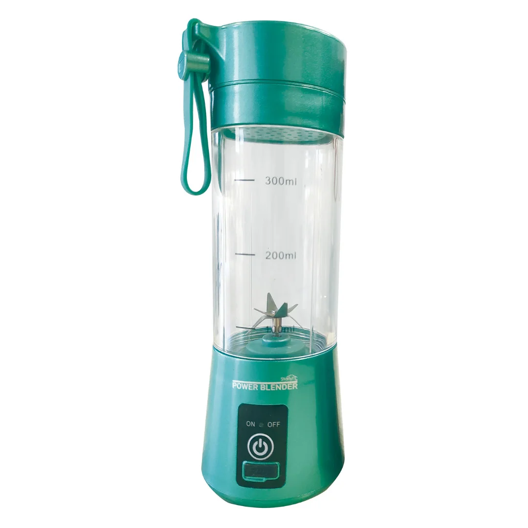 STARLYF Batidora con Vaso Portátil Power Blender, Batidora individual sin cable, batidora smoothie de 6 cuchillas, para zumos y smoothies, Batidos protéicos