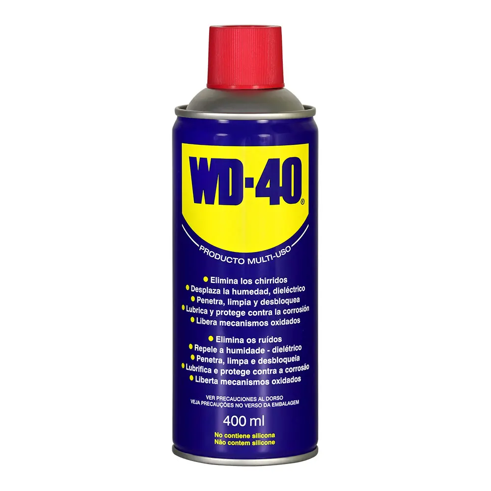 LILI HOME Lubricating Oil WD-40 - 400 ml this versatile lubricant is essential for the maintenance and repair of a wide variety of objects and mechanisms. Provides durable lubrication that reduces wear on moving parts and mechanisms.