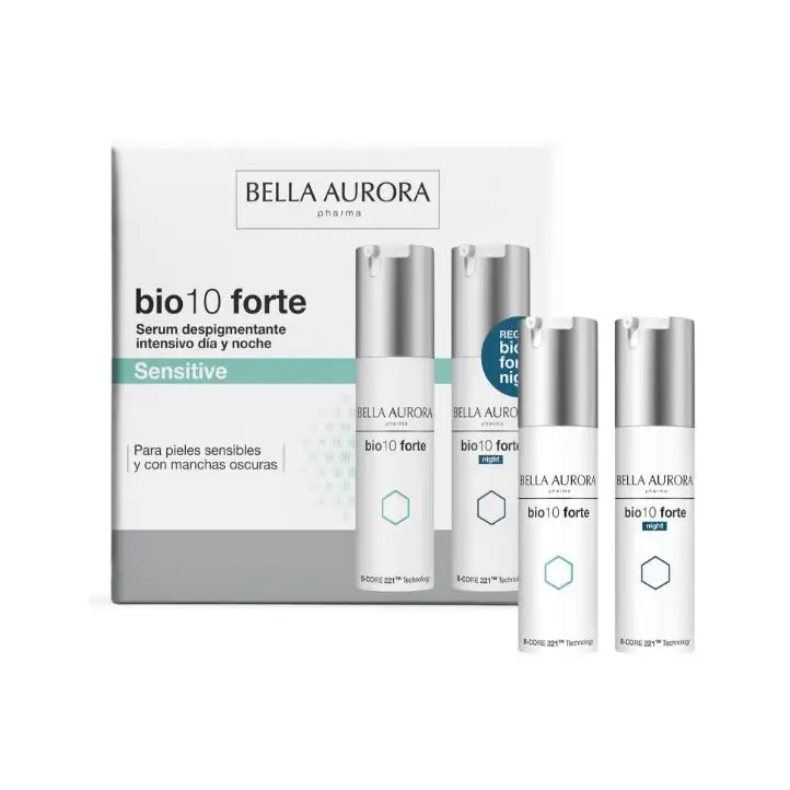 BELLA AURORA Bio10 forte serum for sensitive skin gift Bio10 forte night