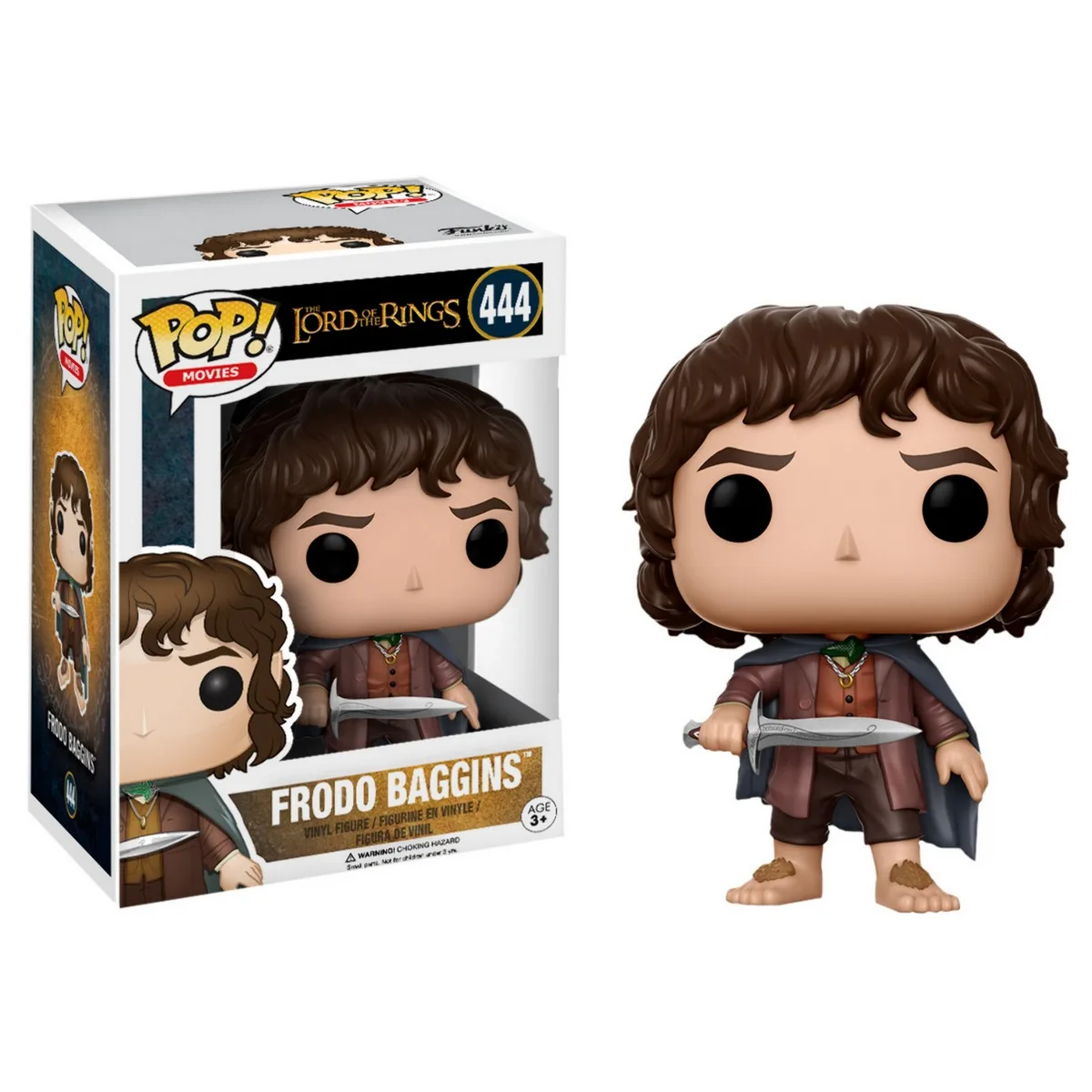 FUNKO POP! EL SEÑOR DE LOS ANILLOS - FRODO BAGGINS, 13551, Nº444,  TIENDA CON LICENCIA OFICIAL