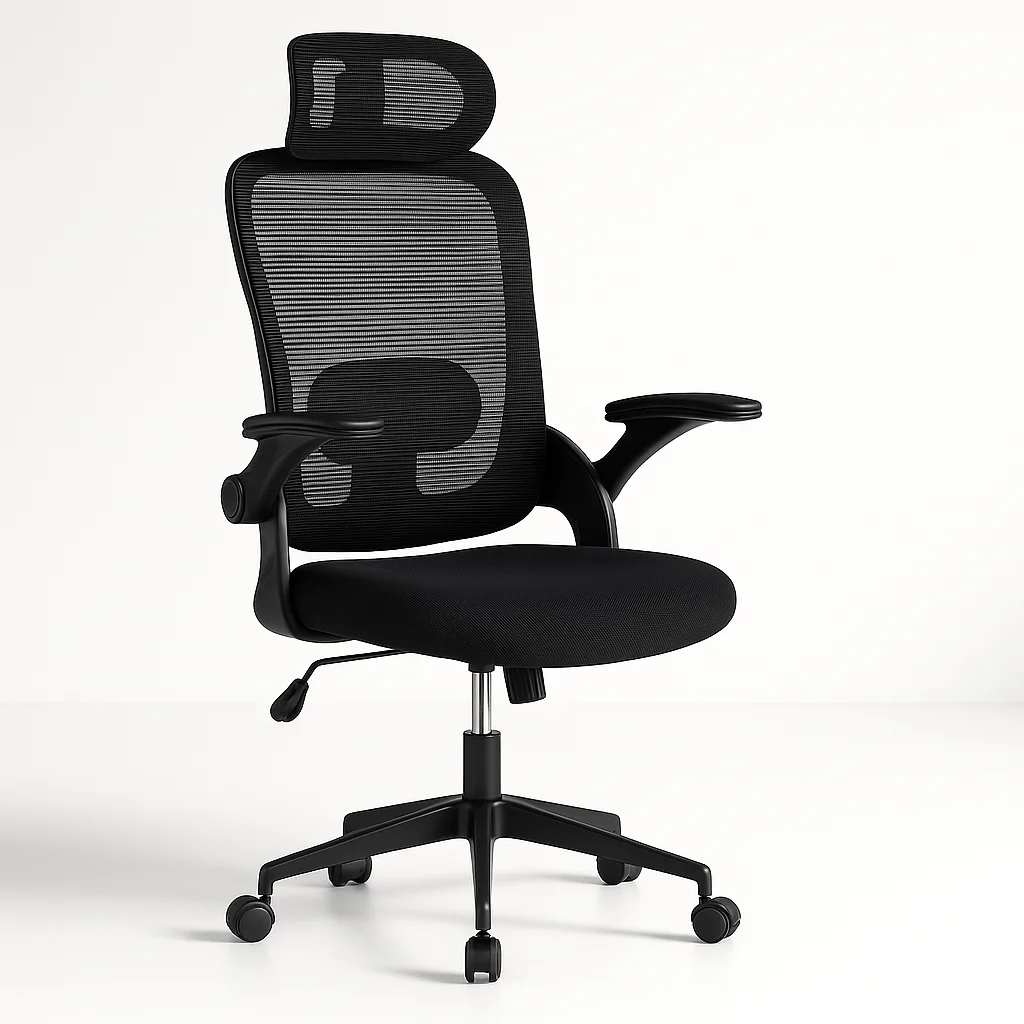 Silla de Oficina T-Lovendo Ergonómica con Reposacabezas, Rep