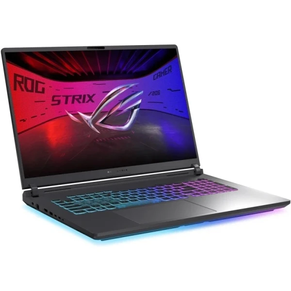 Asus rog strix g18 portatil gaming 18” intel ultra core 9 275hx - 32gb ddr5 - 1tb ssd - rtx5080 16gb - freedos - color gris