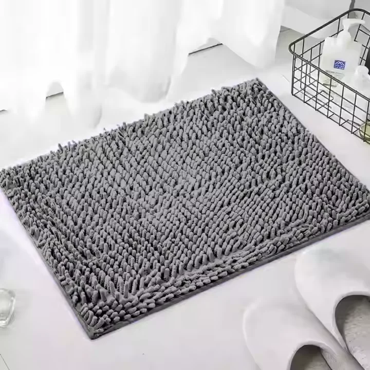 Alfombra De Baño Absorbente De Microfibra Suave, Lavable En Máquina, 40 x 60 cmAntideslizante para Bañeras y Duchas - Ideal para el Baño