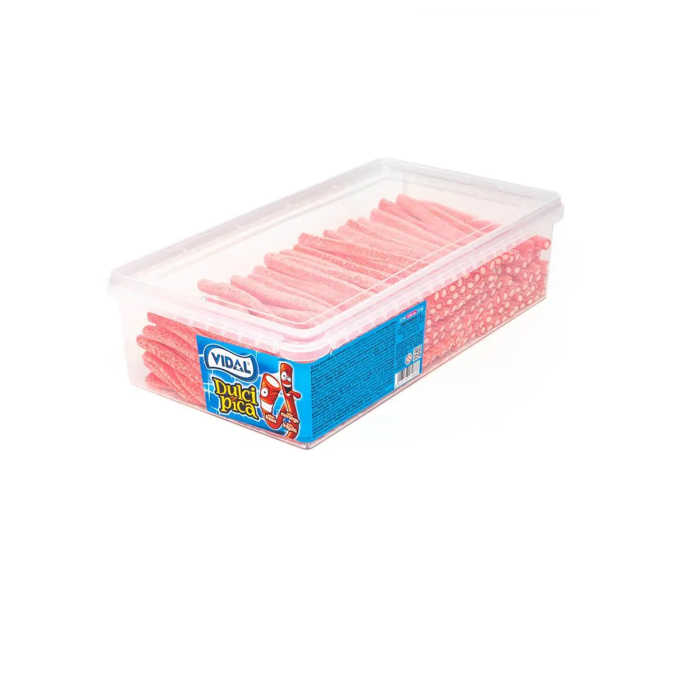 Vidal Golosinas Dulcipica Fresa regaliz relleno