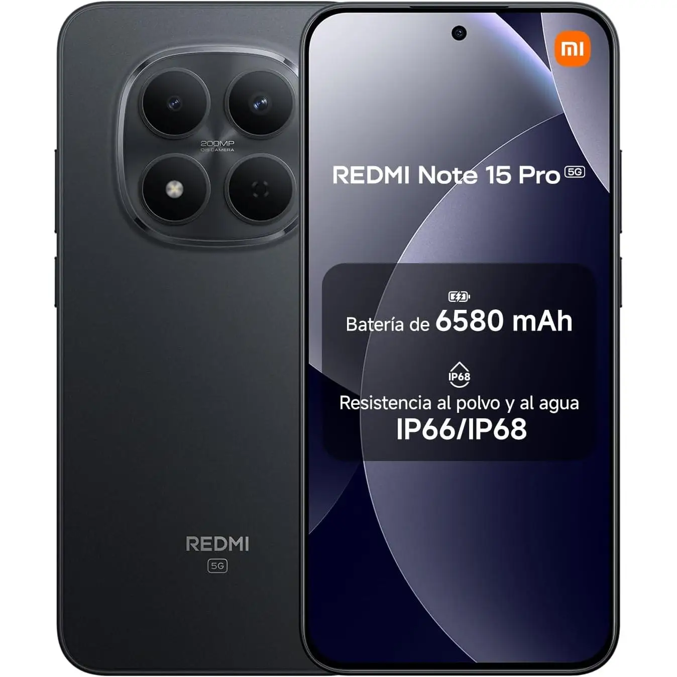 XIAOMI REDMI Note 15 Pro 5G – Móvil Pantalla de 6,83″ 1.5K AMOLED, MediaTek Dimensity 7400-Ultra, cámara de 200MP, batería de 6580 mAh, Cargador no Incluido (Versión ES) 3