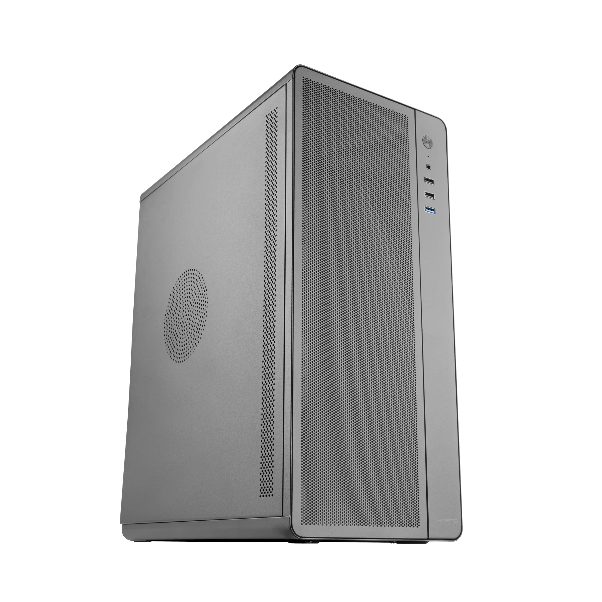 Tacens AERO, Caja PC ATX, Estructura Metálica Robusta con Rejilla Frontal, 1x Ventilador Trasero 120mm Ultrasilencioso, Soporte hasta 3X Ventiladores Frontales, Semitorre Gaming, USB 3.0, Caja PC