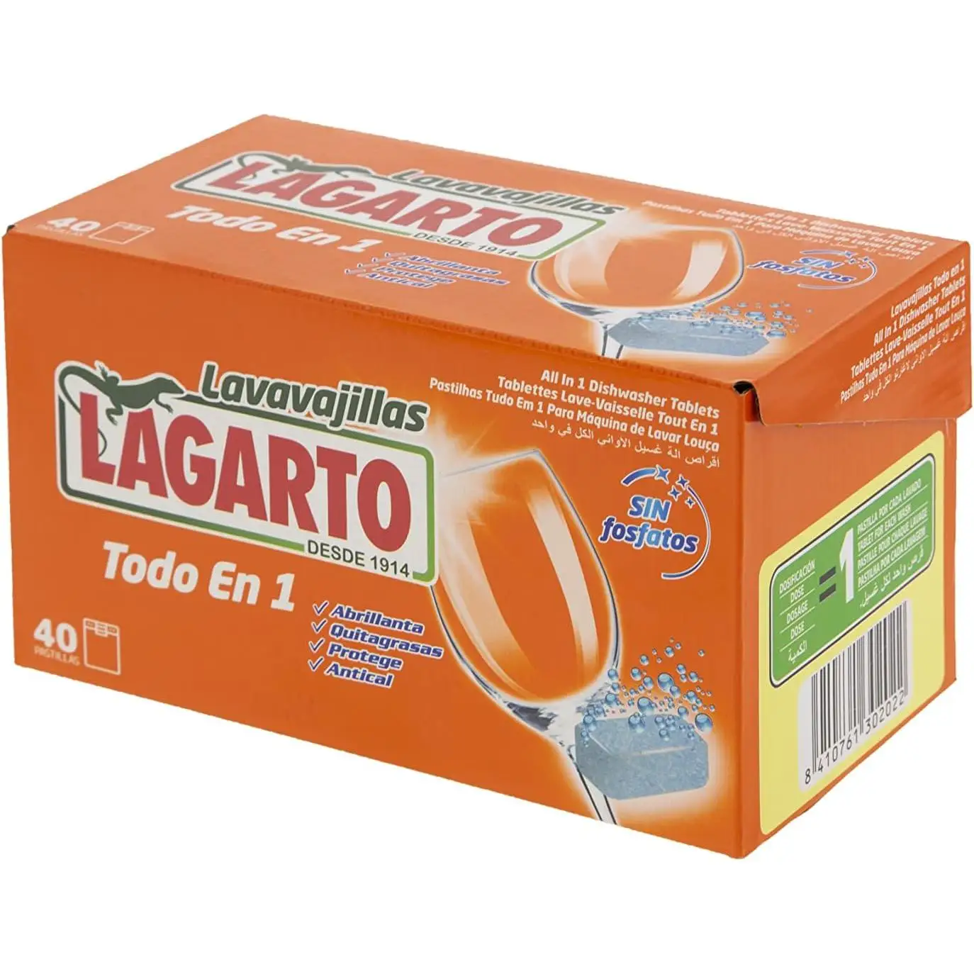 Lavavajillas En Pasta Todo En Uno – Caja De Pastillas Lavavajillas Lagarto – Todo En 1 Lavavajillas